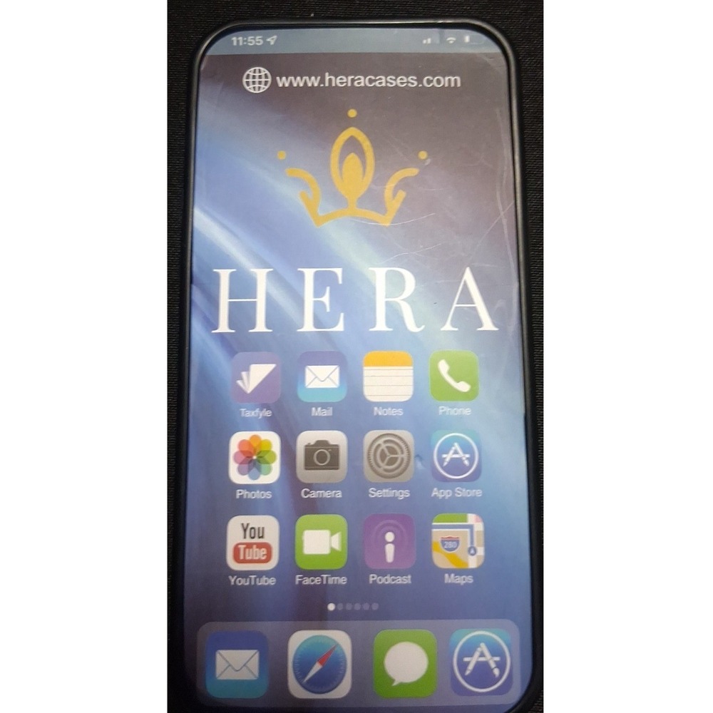 Cell Phone Crossbody Case HERA, Detatchable Adjustable Strap 25" - 29"